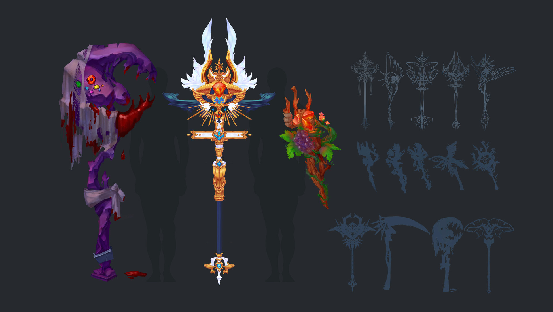 ArtStation The Three Staffs