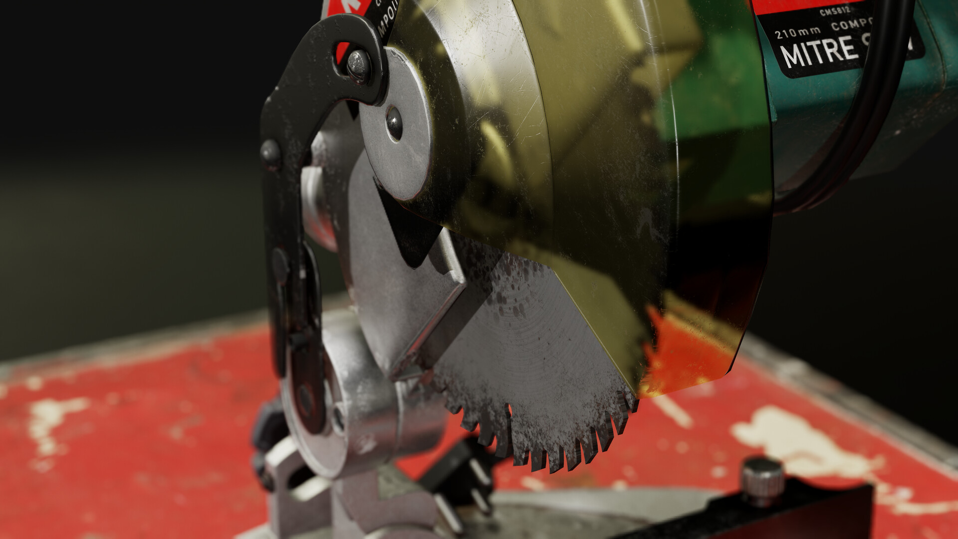 Ryobi 210mm mitre saw hot sale