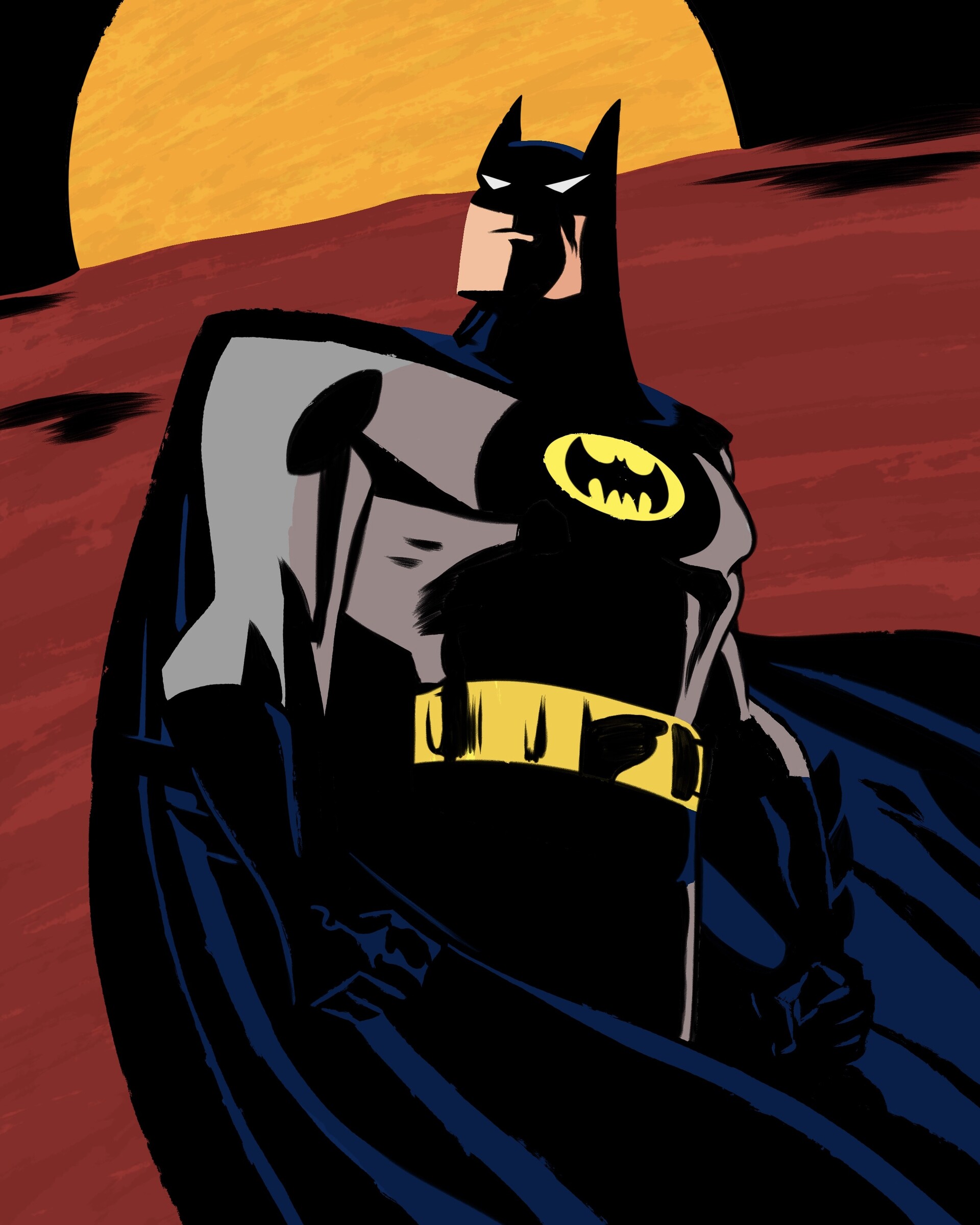 ArtStation - Batman by Bruce Timm - Colors