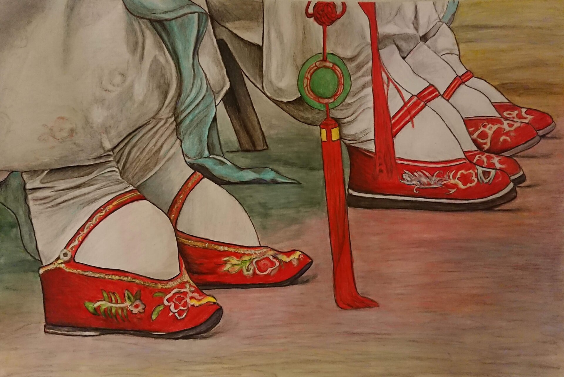 Artstation chinese footbinding 1
