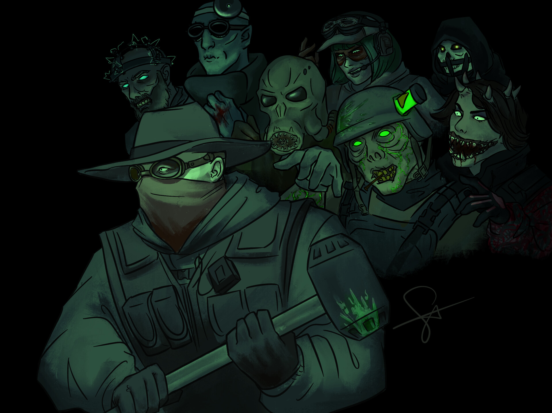 ArtStation R6 Doktor's Curse Event Fanart (Nov 2019)