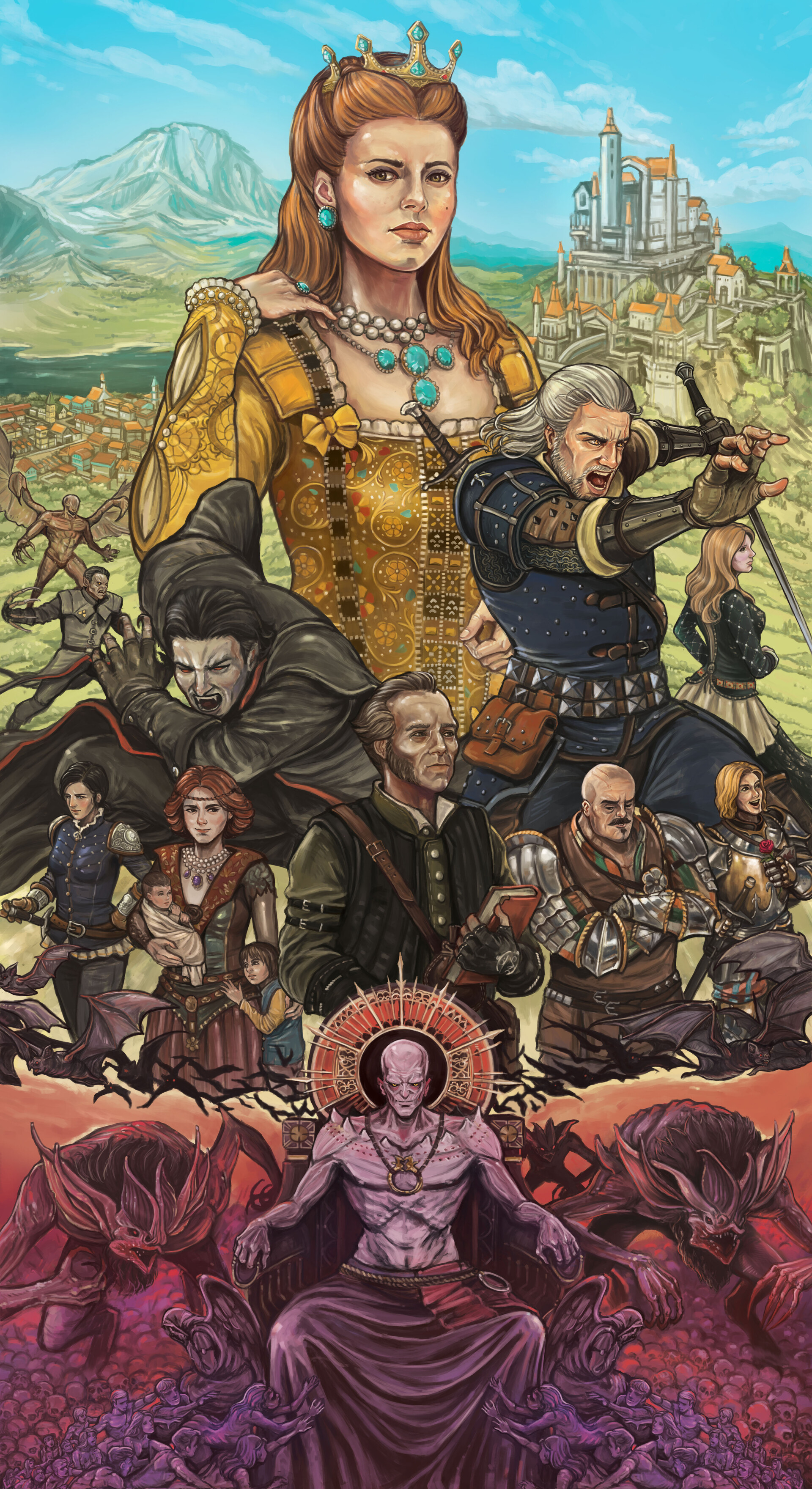 ArtStation Witcher Blood & Wine