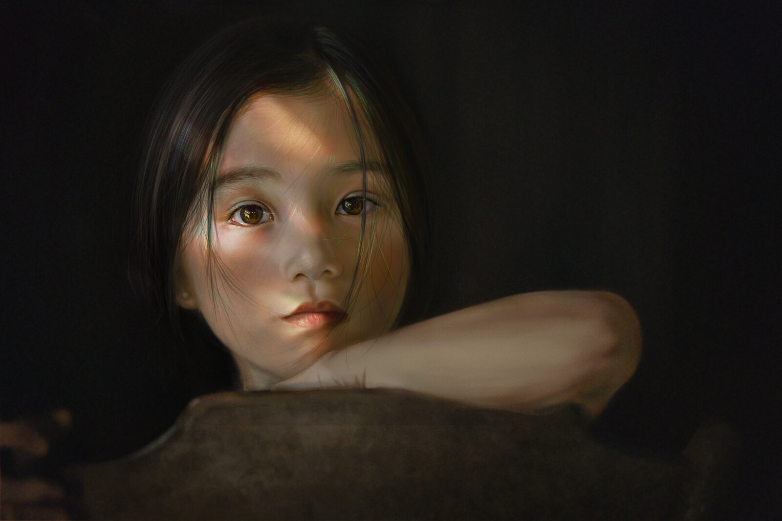 Võ Hiền digital painting study photo 2021