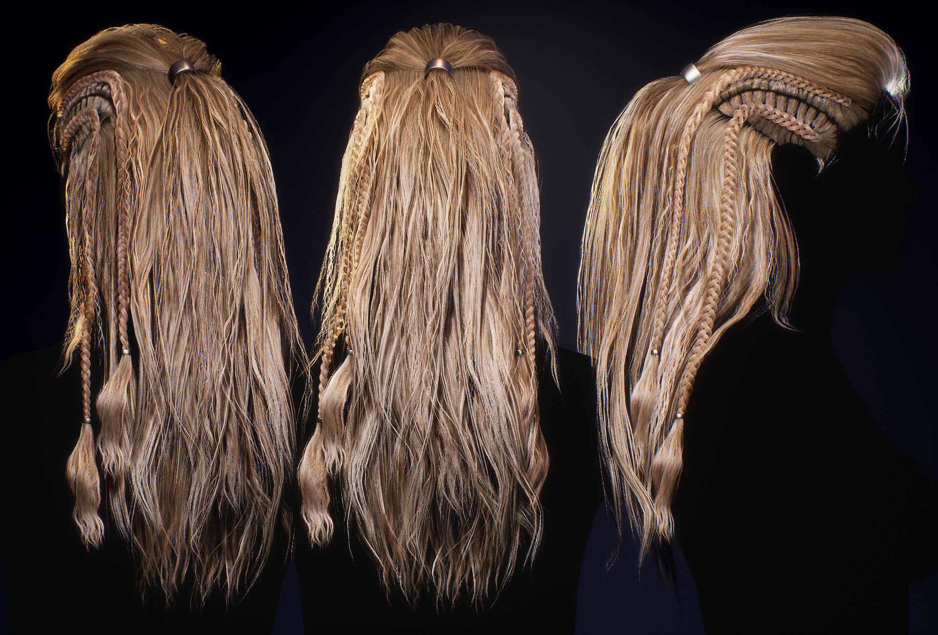 braided hair Lagertha style