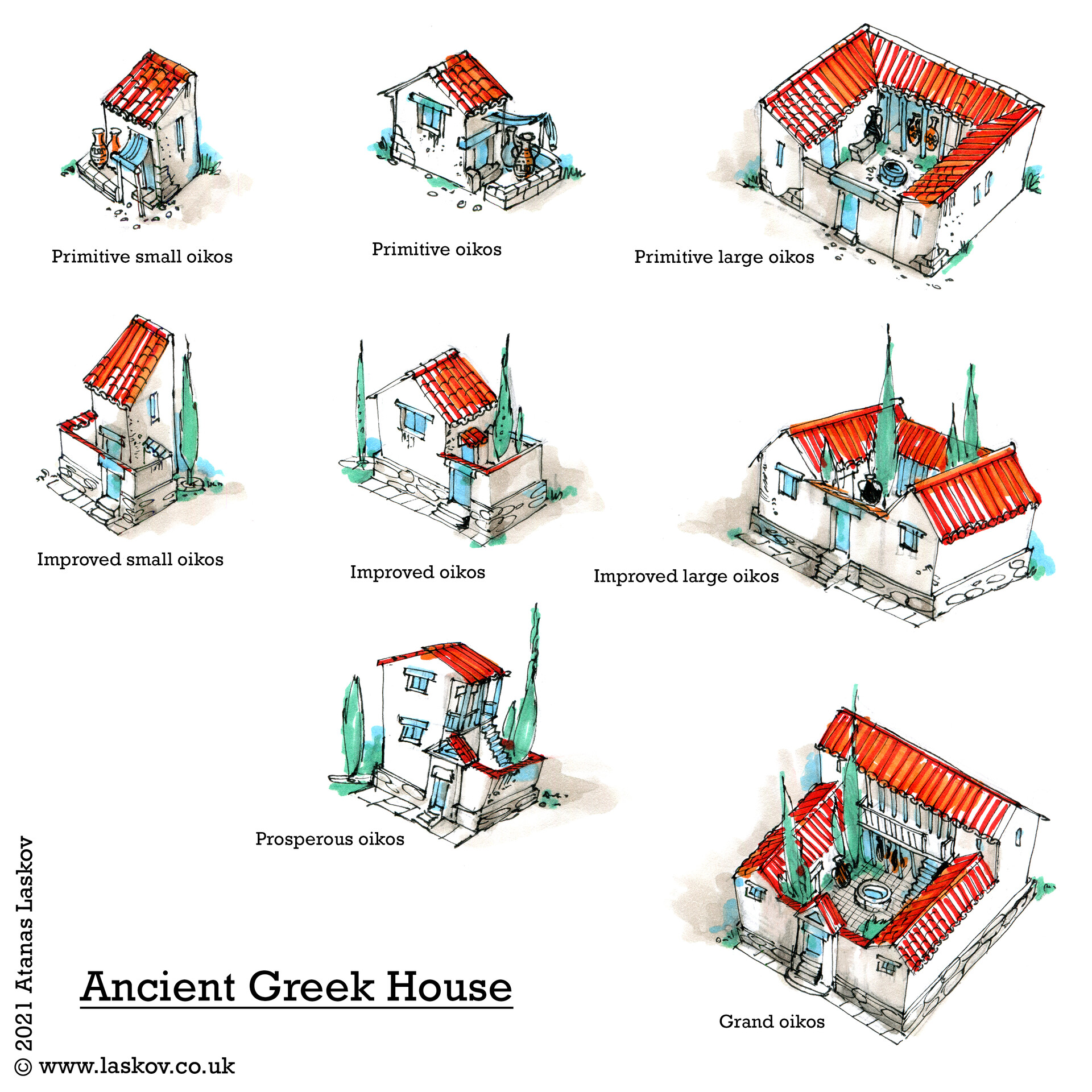 artstation-ancient-greek-houses