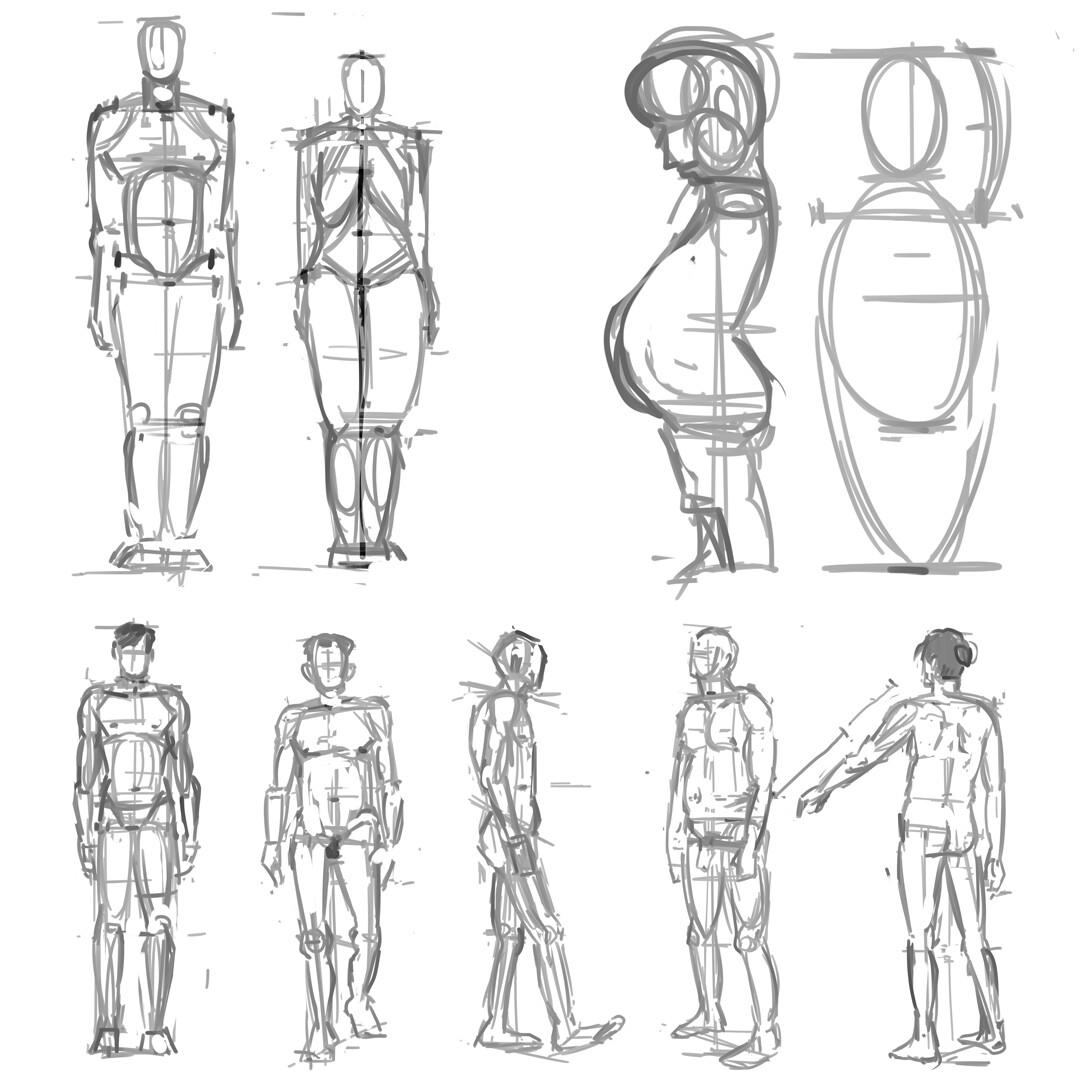 ArtStation body proportions