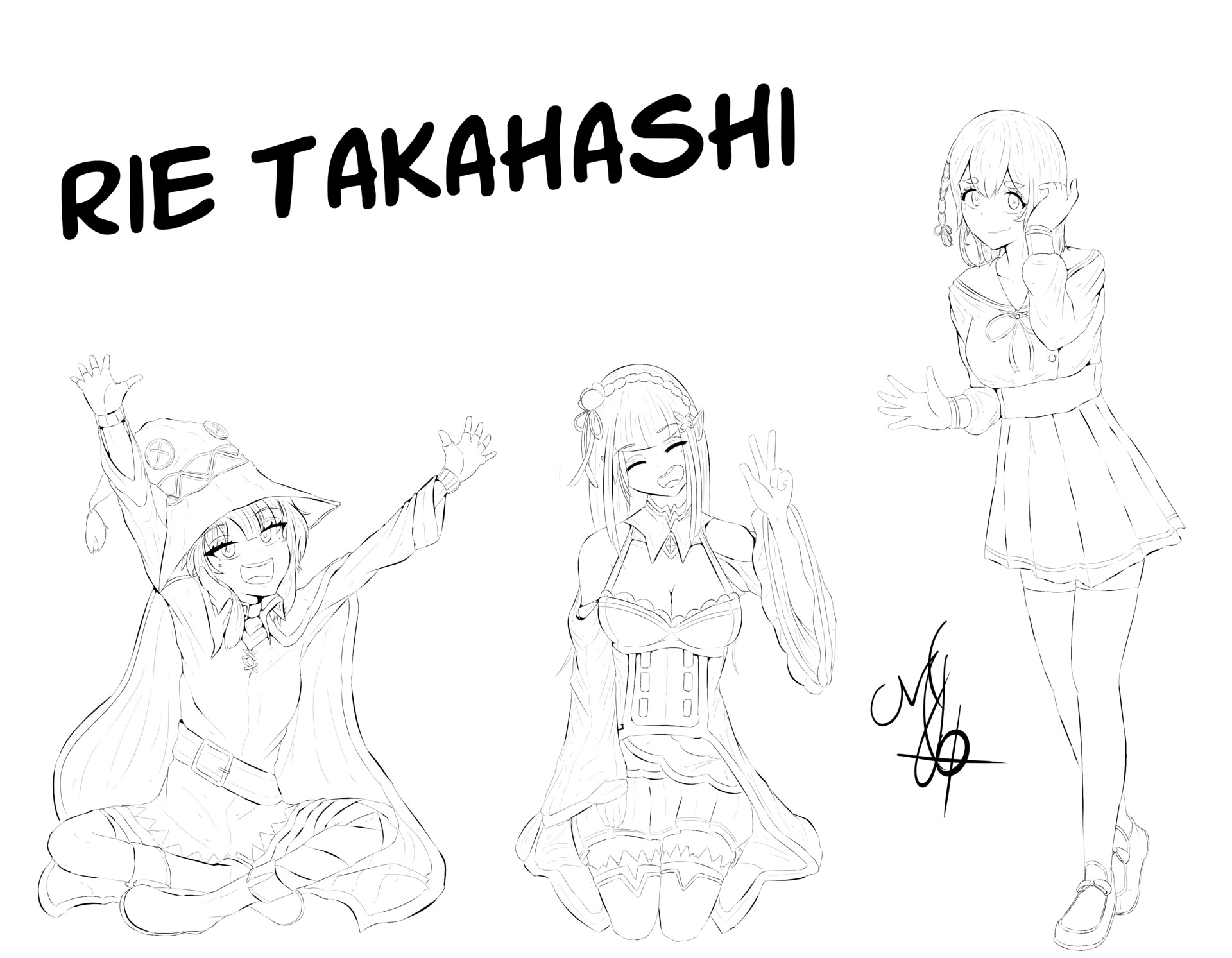 ArtStation - Rie Takahashi commission