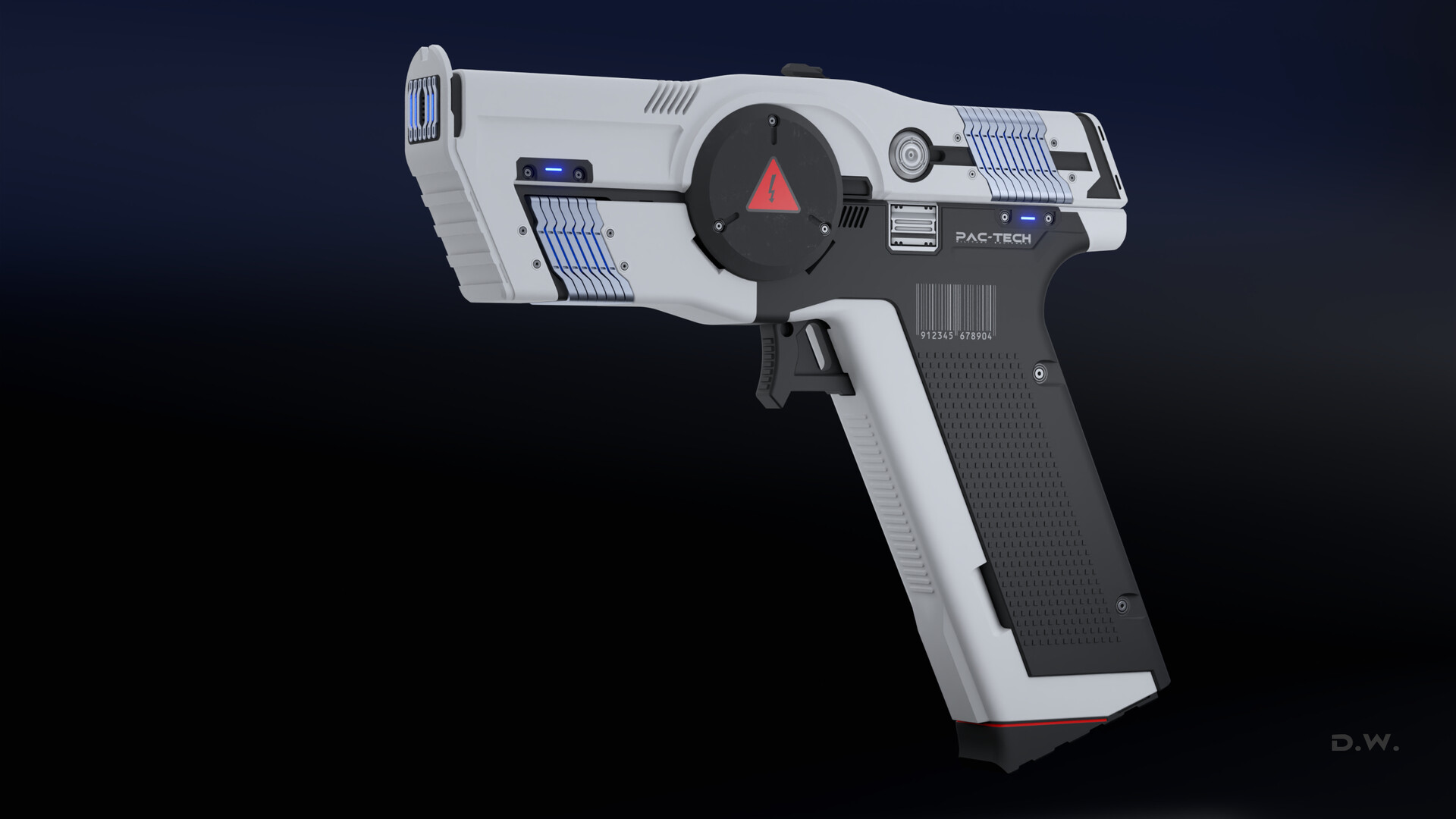 ArtStation - Sci-fi energy handgun