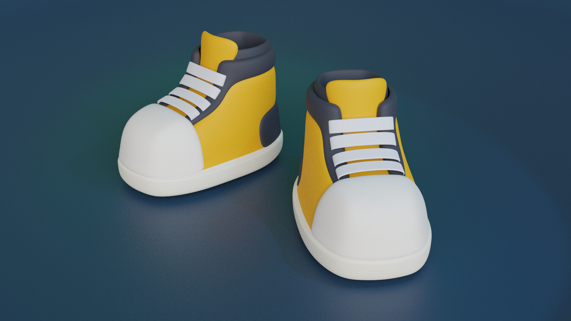 ArtStation - 3D Stylised Shoes