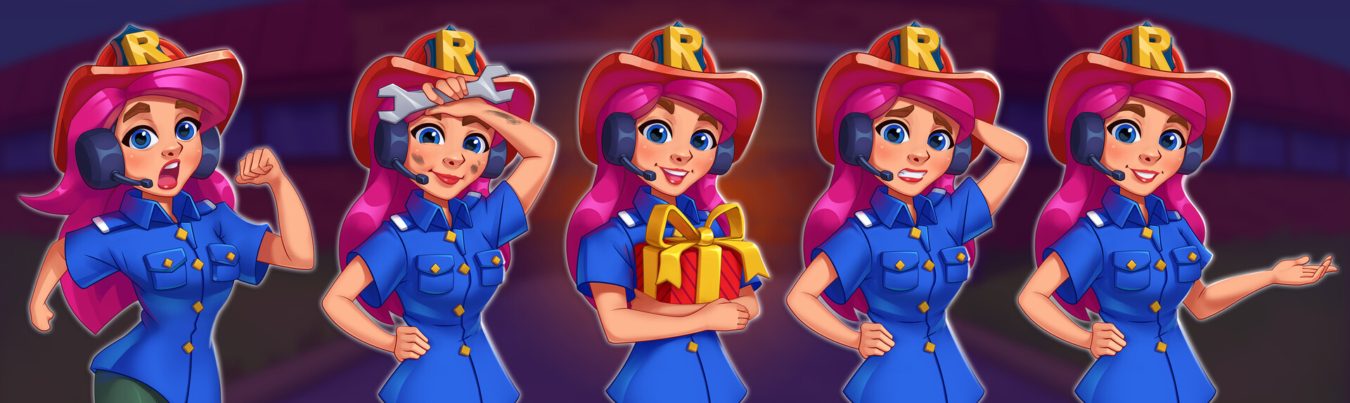 ArtStation - Main character in Rescue Dash
