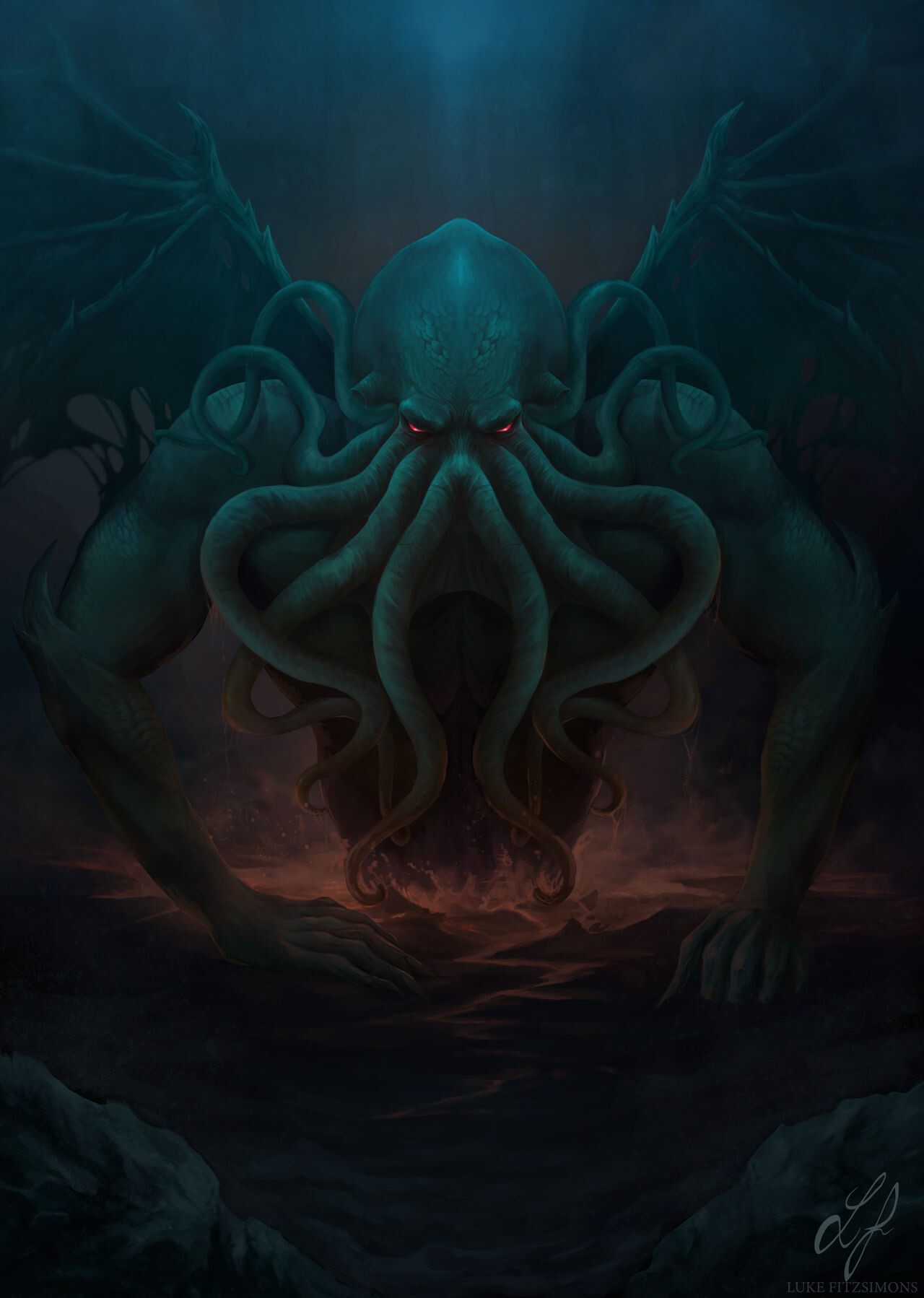 Cthulhu by Luke Fitzsimons : r/ImaginaryNecronomicon