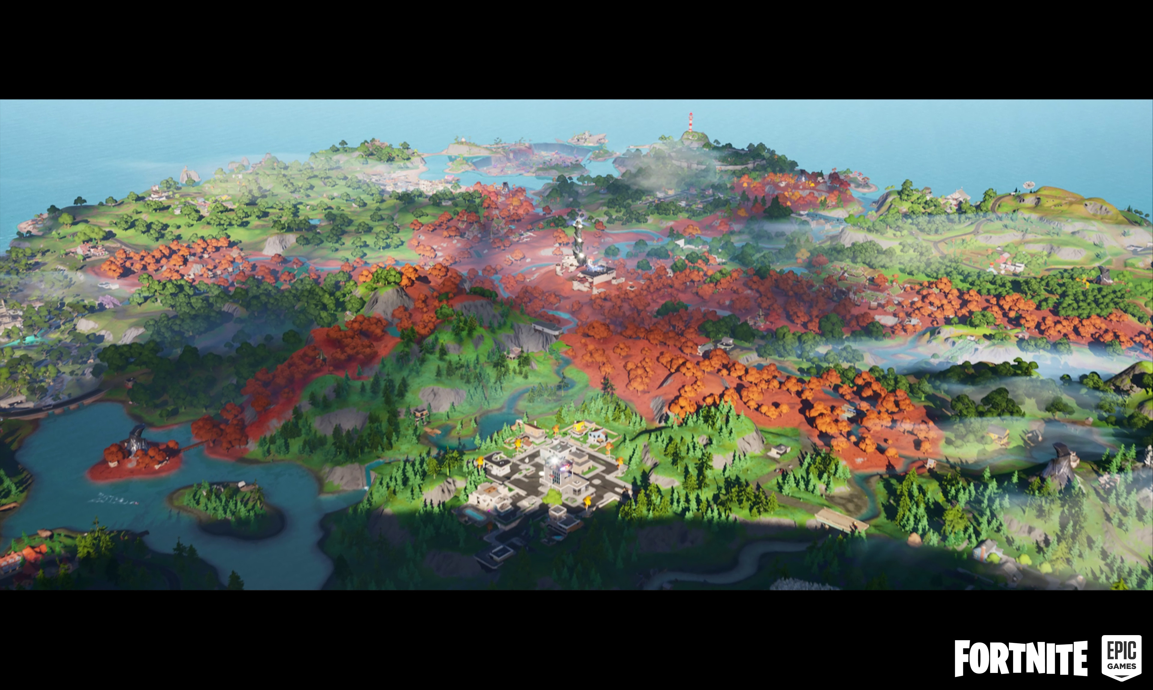 Tree replacement and entire island setdressing, level loading and modification, grass and water shader modification, water wake fx.