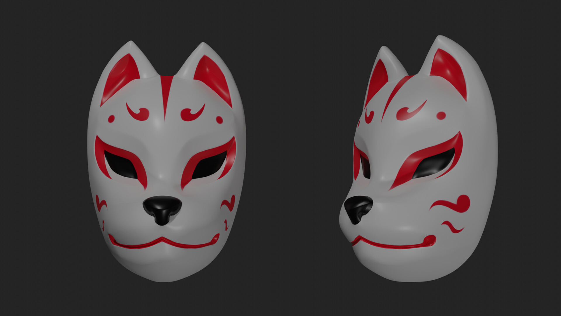 ArtStation Kitsune Mask
