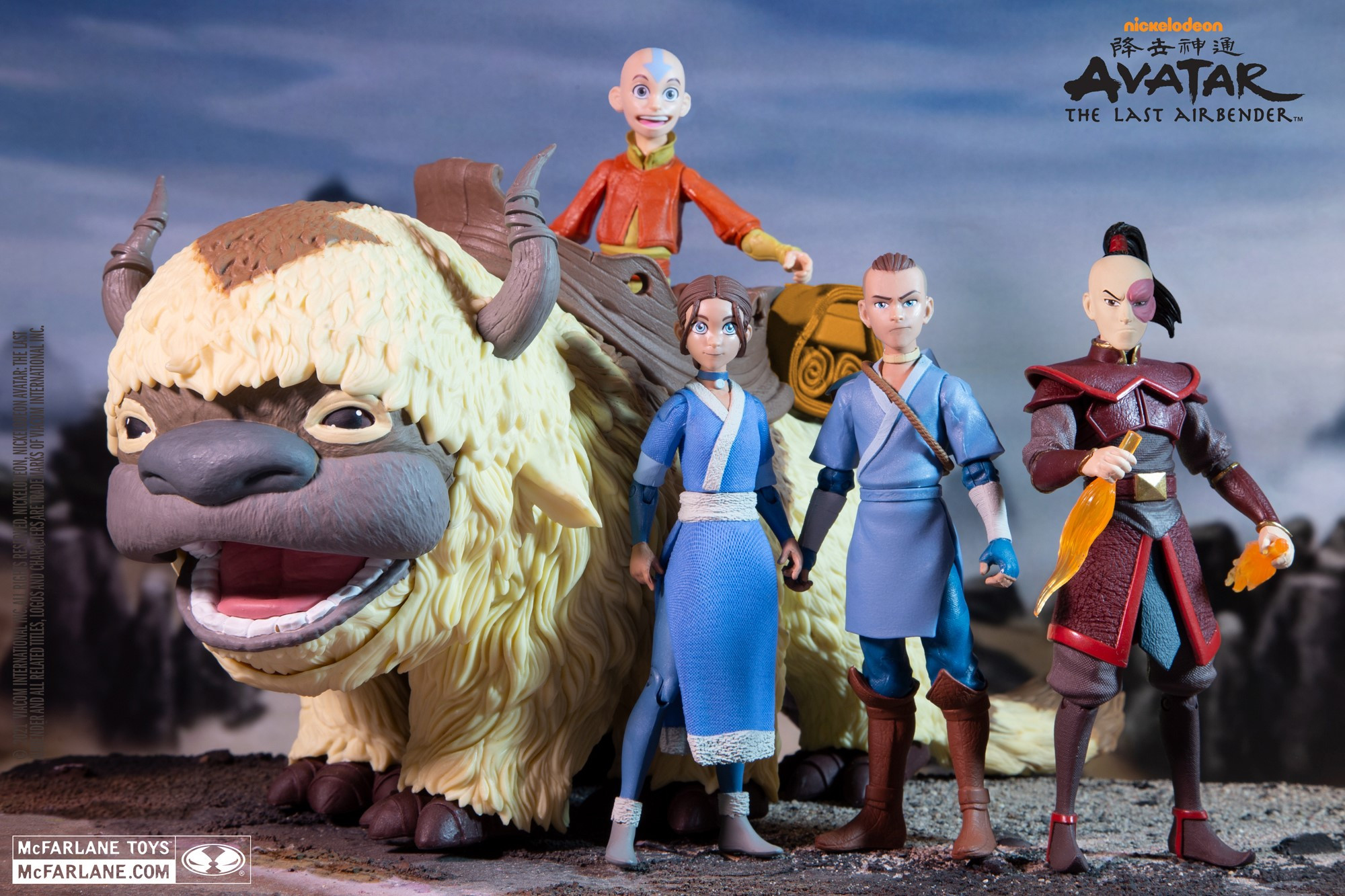 Avatar The Last Airbender - Aang, Katara, Sokka and Zuko - Engineering, revisions and joint articulation work across all 4 figures with varying levels of involvement. I also worked on joint engineering for the 7in version of Aang as well