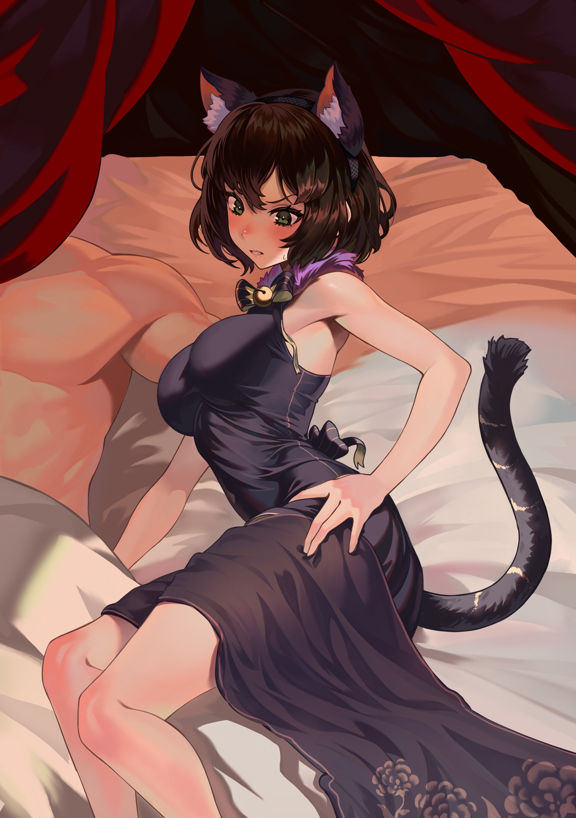 Cat girl (jal boineun murimtibi) by Gemi Ningen. Animal Ears, Anime Ears, cat girl, catgirl, jal boineun murimtibi, neko