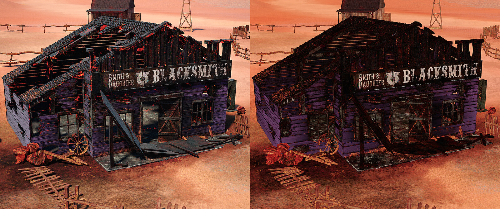 Blacksmith Texturing / Set Dressing