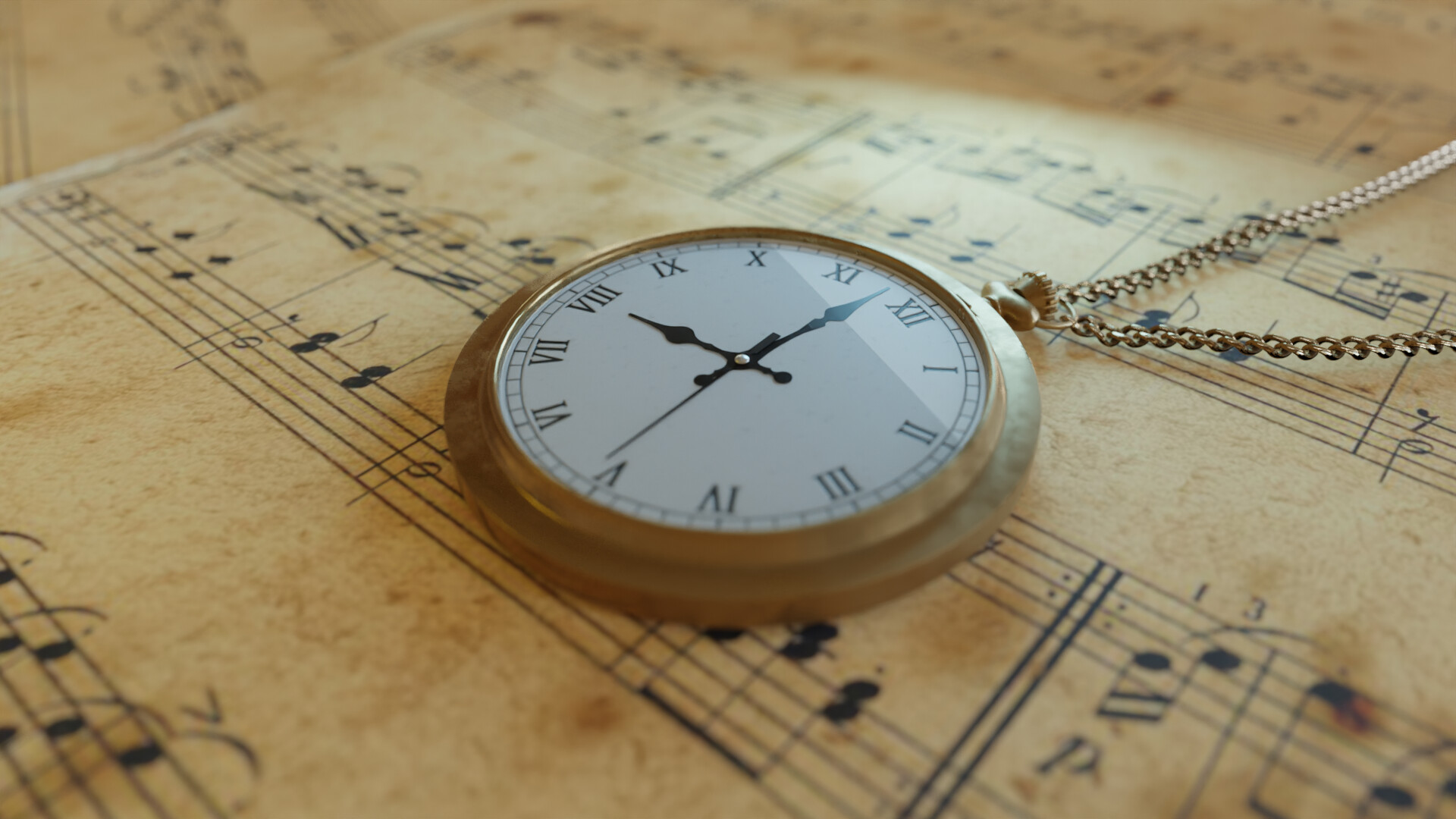 ArtStation Vintage Hand Clock