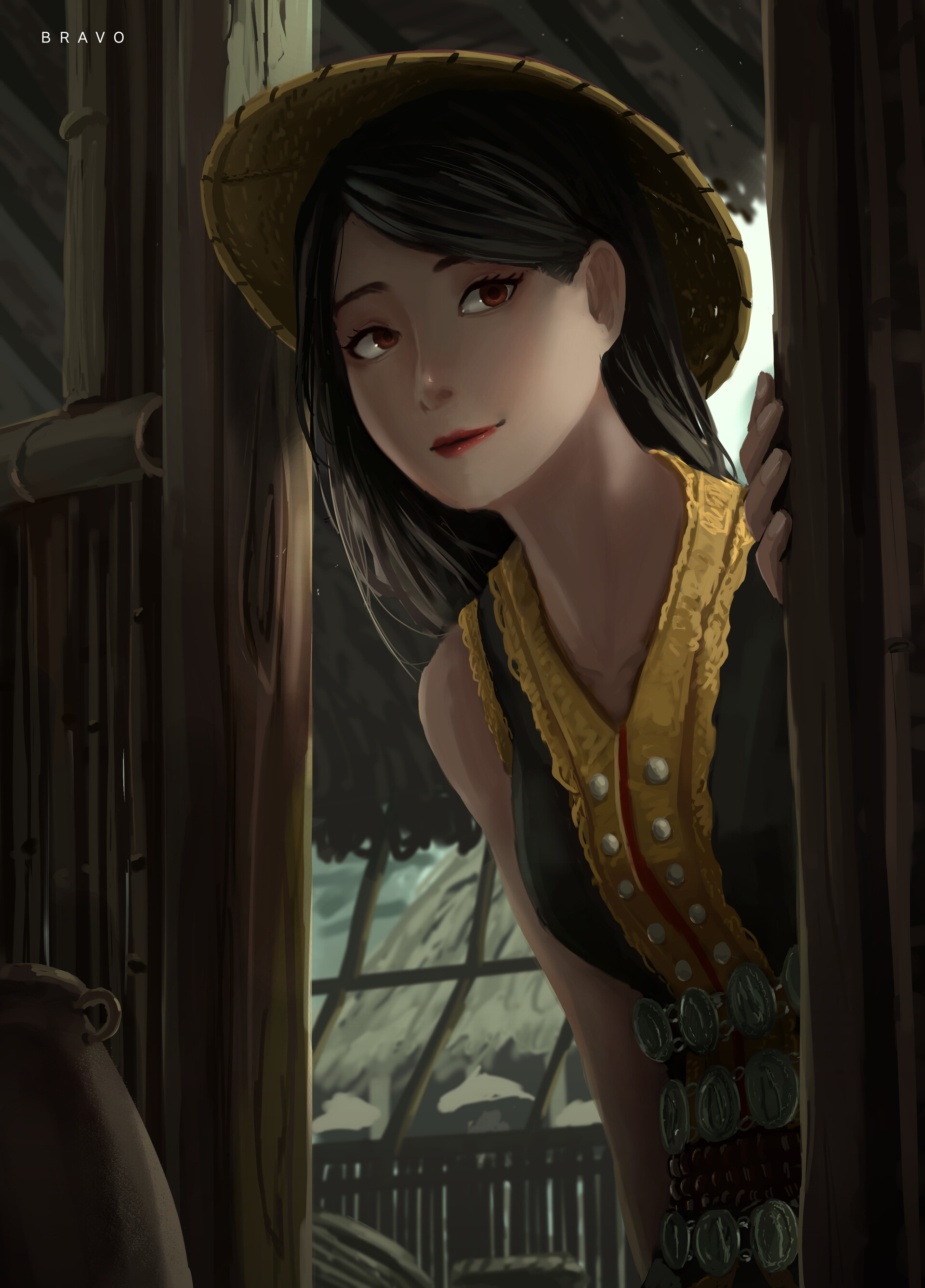ArtStation KadazanDusun girl (Borneo)