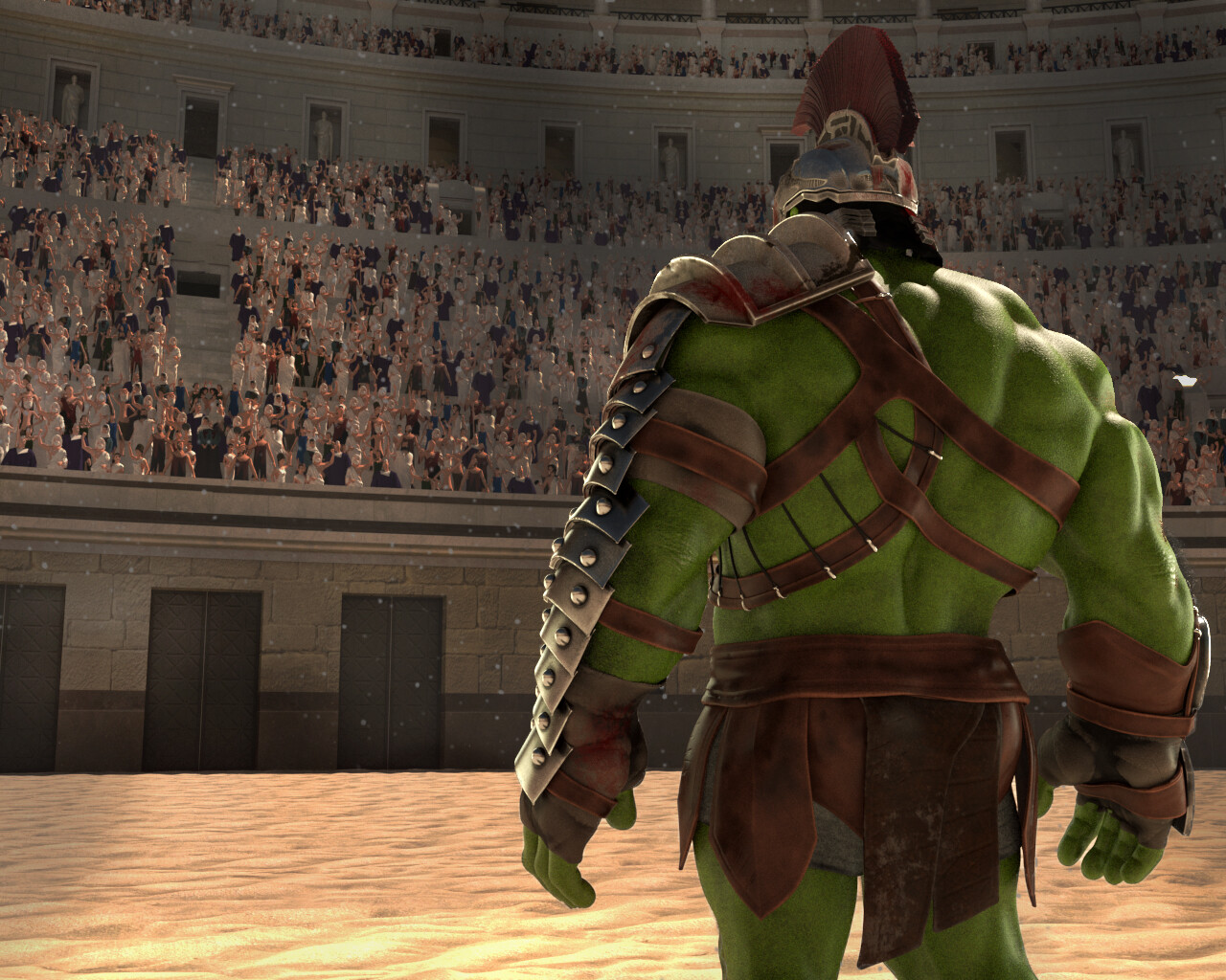 ArtStation Hulk gladiator