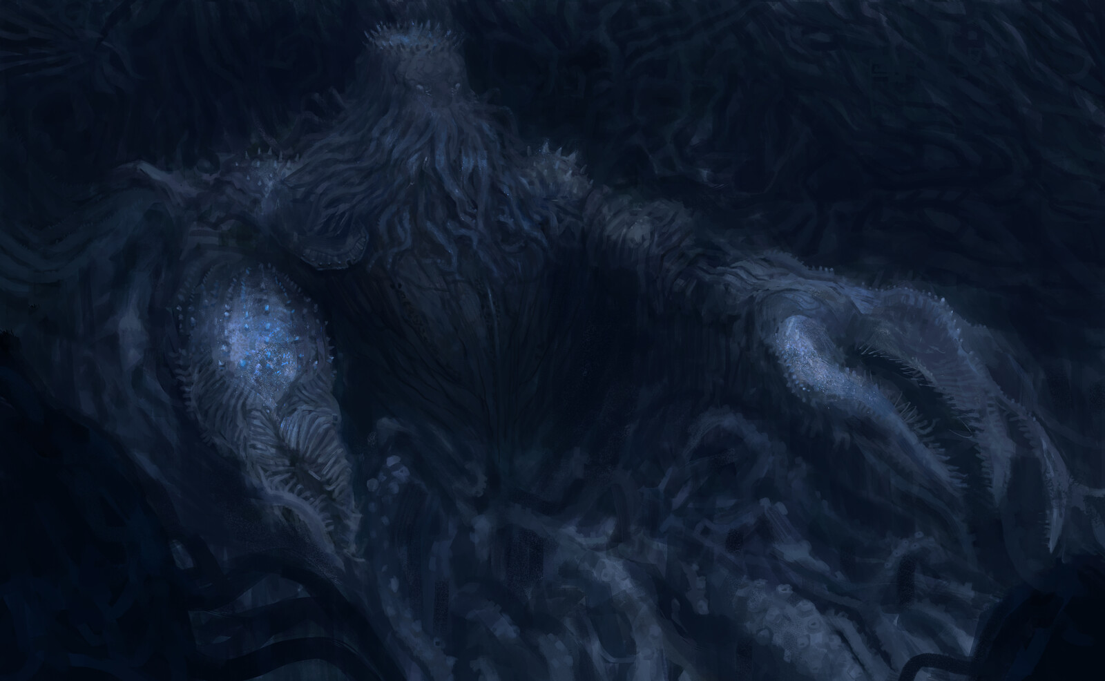 "In his house at R'lyeh dead Cthulhu waits dreaming"