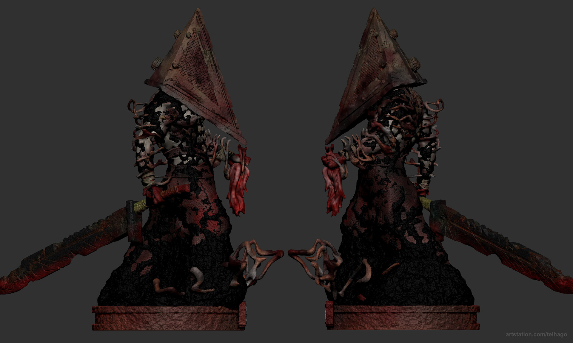 Alabuster's Dark Dimension - [Fan Art] Pyramid Head (Silent Hill)