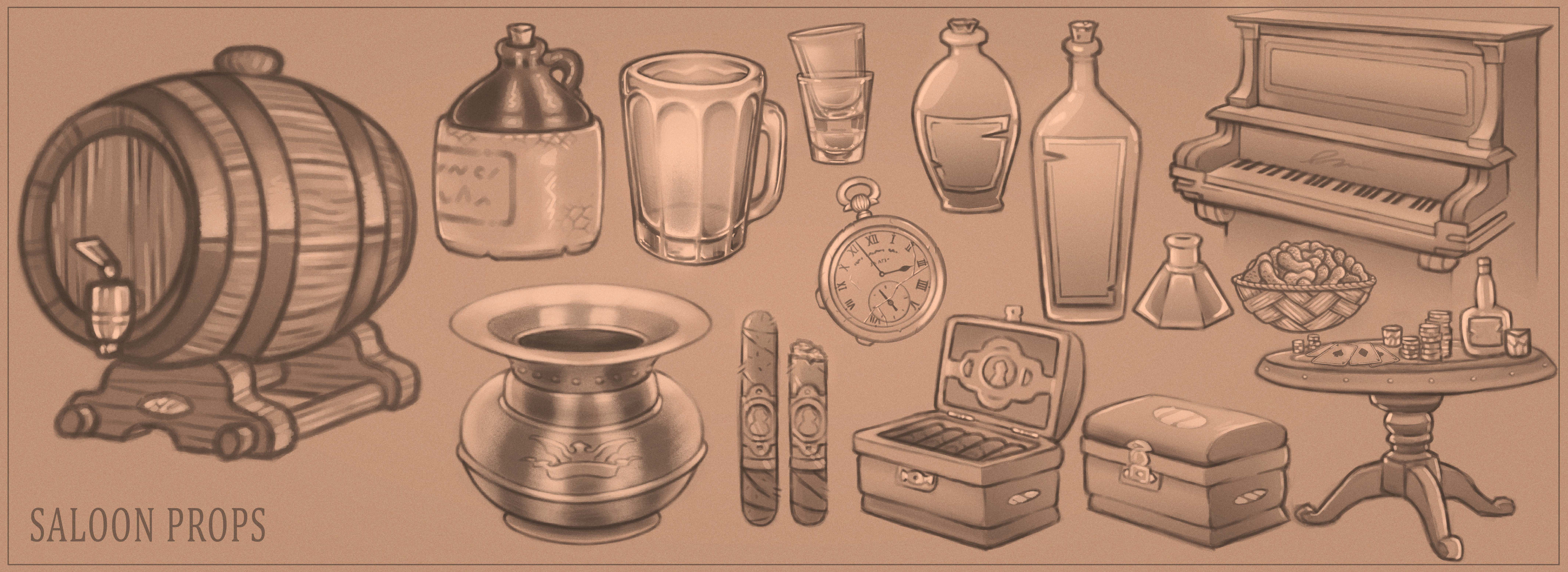 Saloon Props