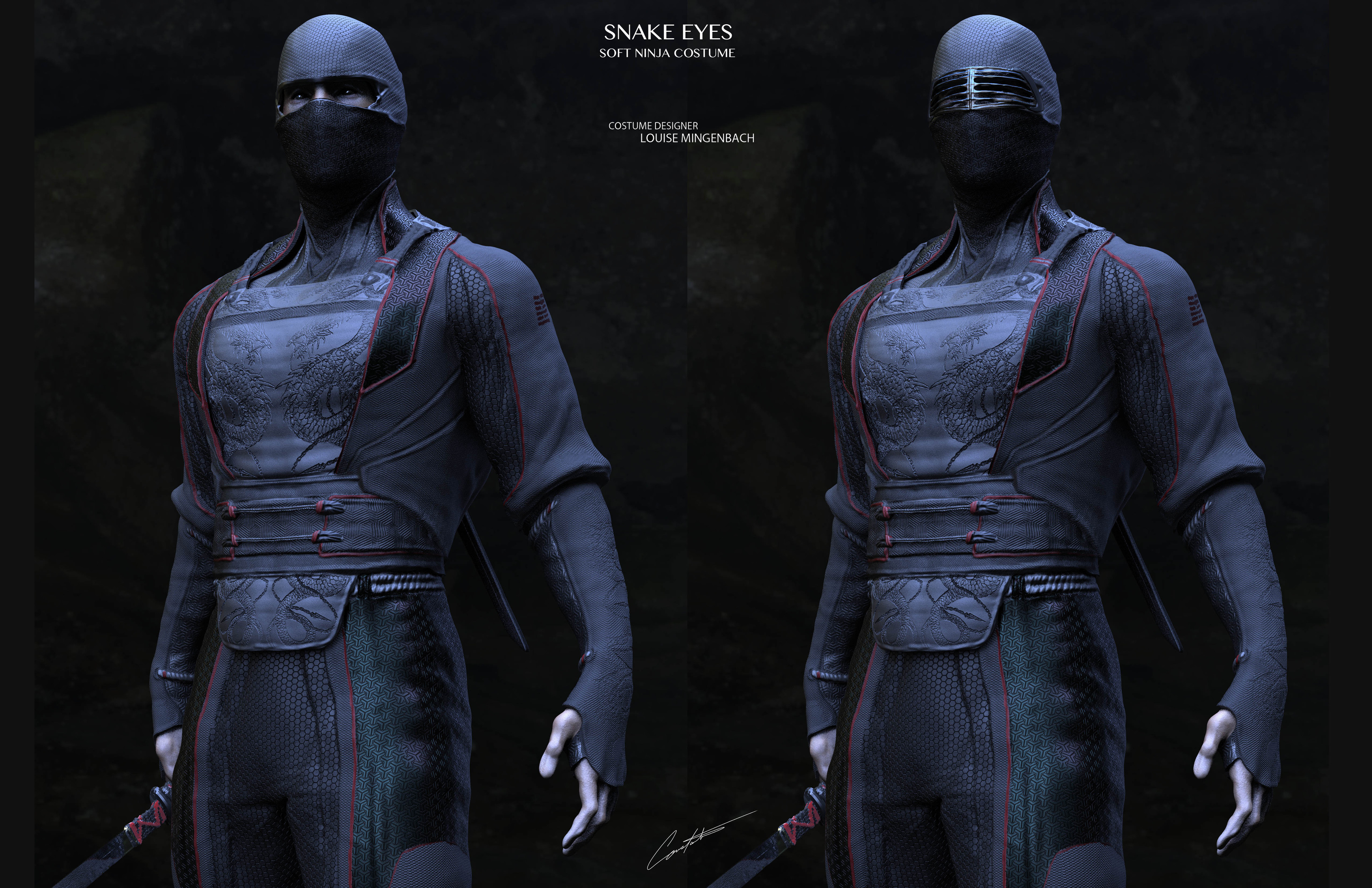 Modern ninja outfit online