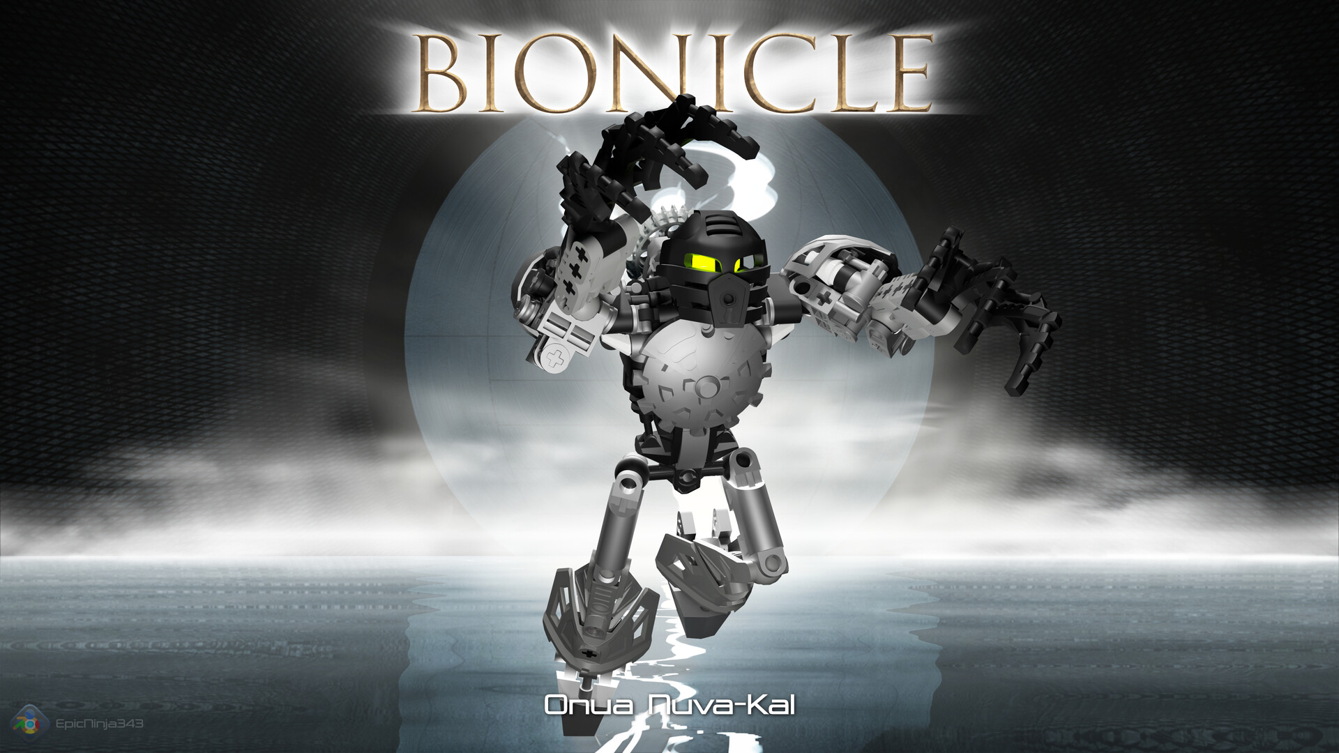 Prototype Onua Nuva Bionicle Figurine à Construire Toa Nuva, Gali