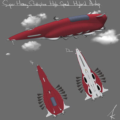 Kenneth chan super heavy stratosphere high speed hybrid airship 01