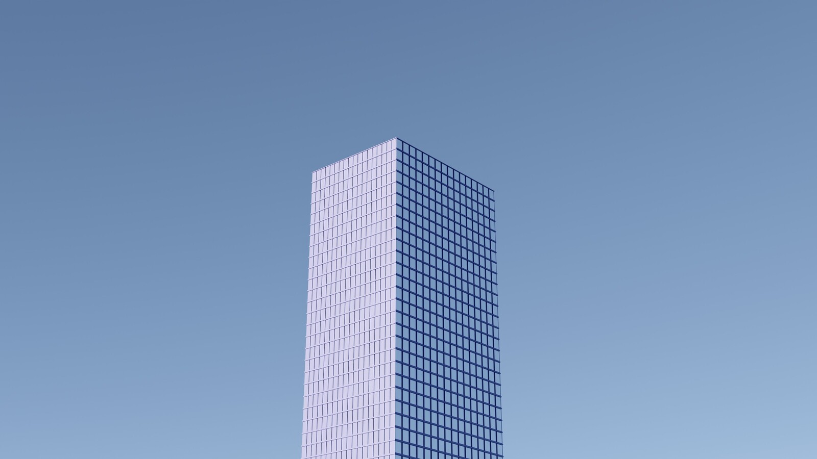 Beautiful building made in a blender.
