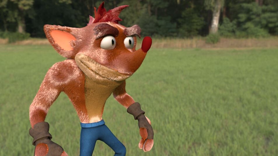 ArtStation Crash Bandicoot Fan art