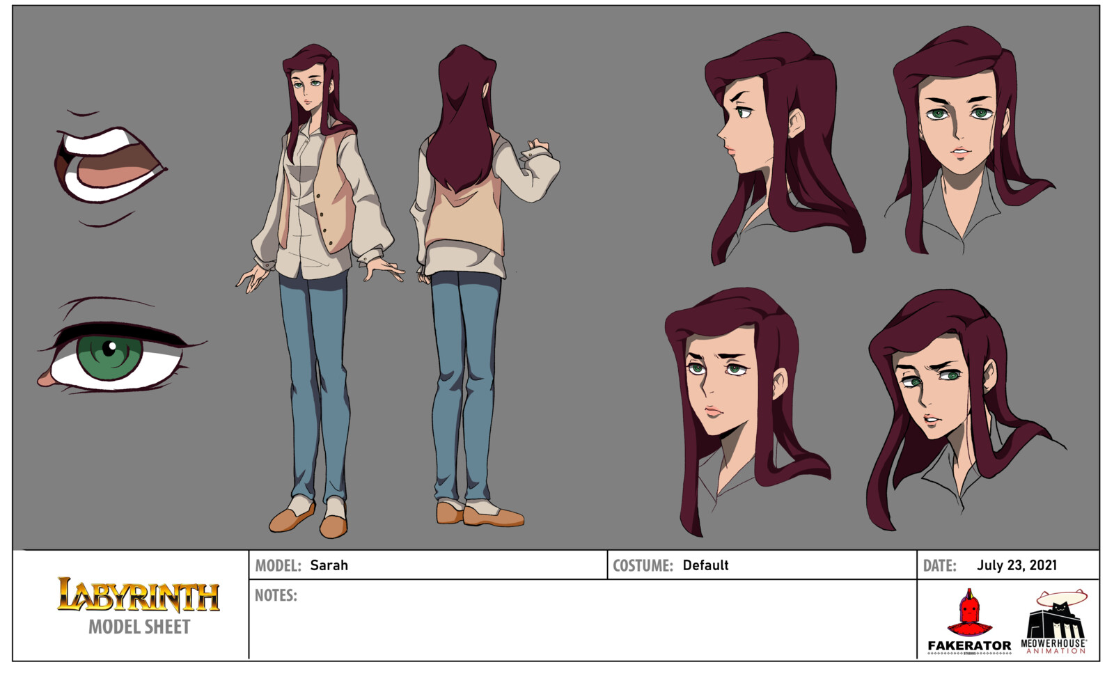 Alyssa Holmes - Labyrinth Reboot_Powerhouse Style Character Design