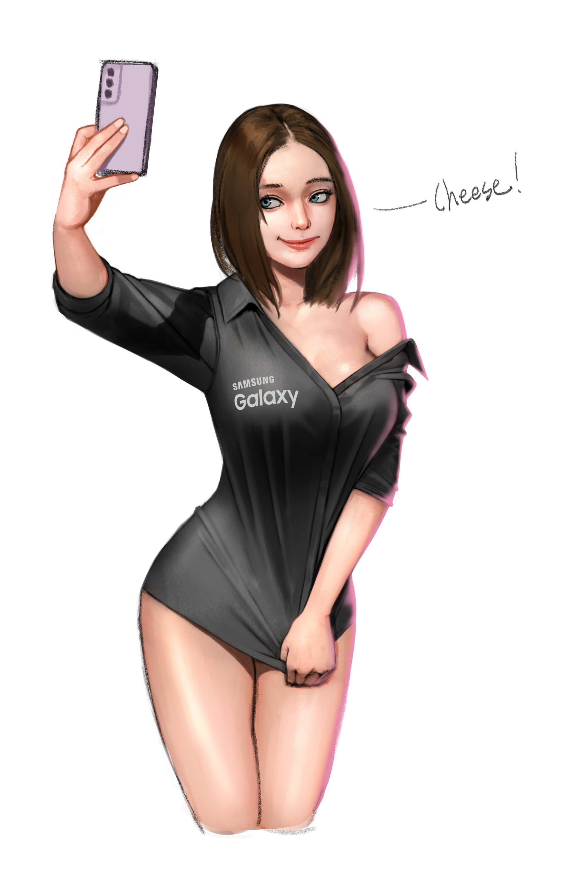 Artstation Samsung Girl Joonki Min