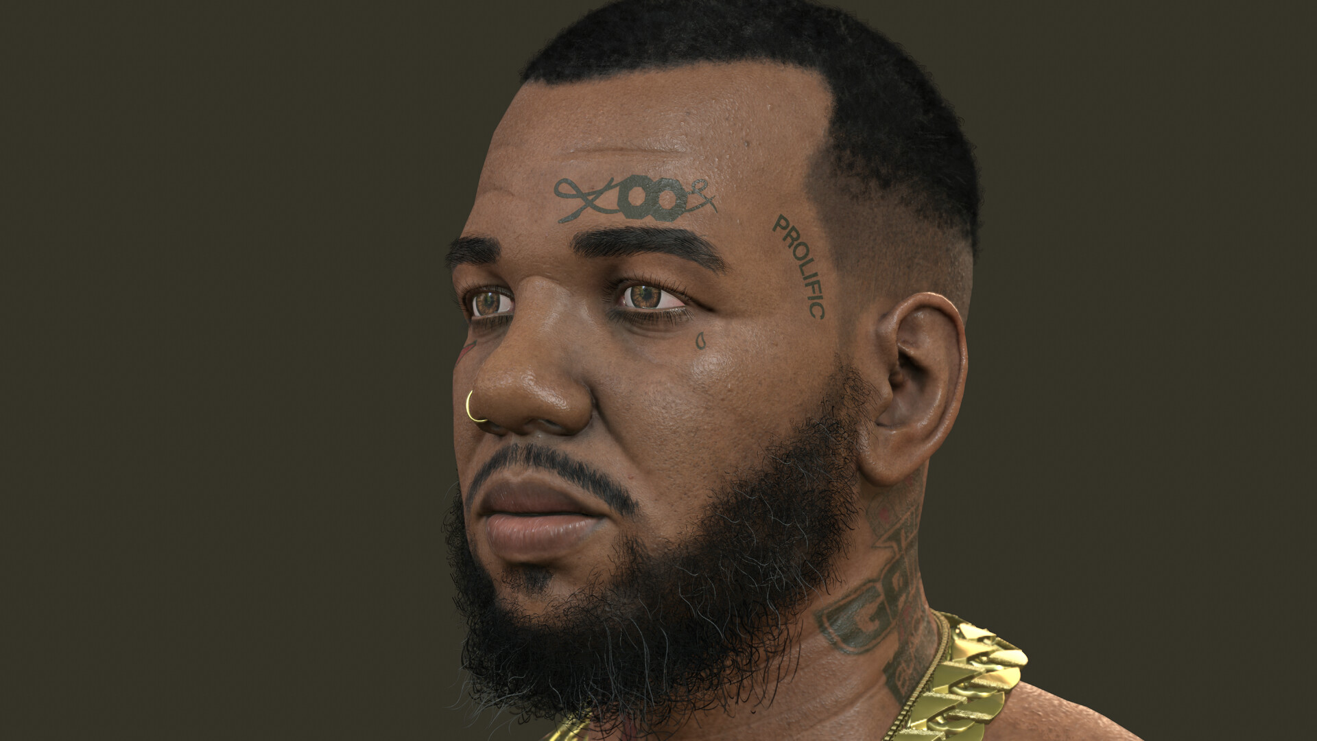 the game rapper body
