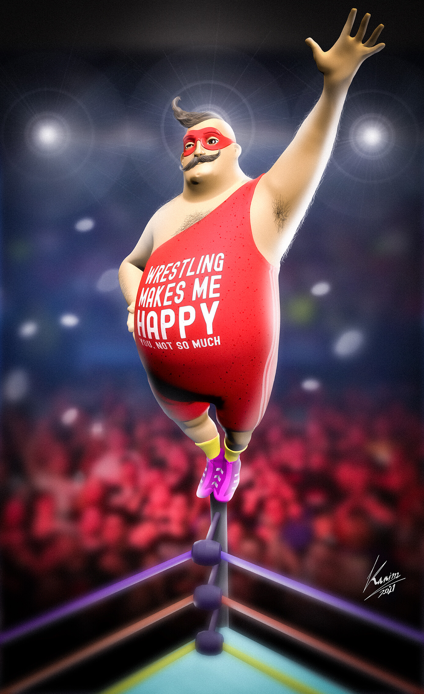 ArtStation The Wrestler