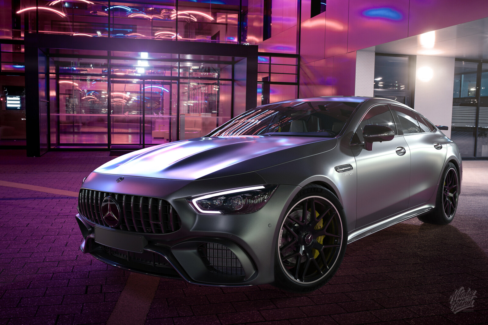 Карбон в салоне AMG gt 63 s