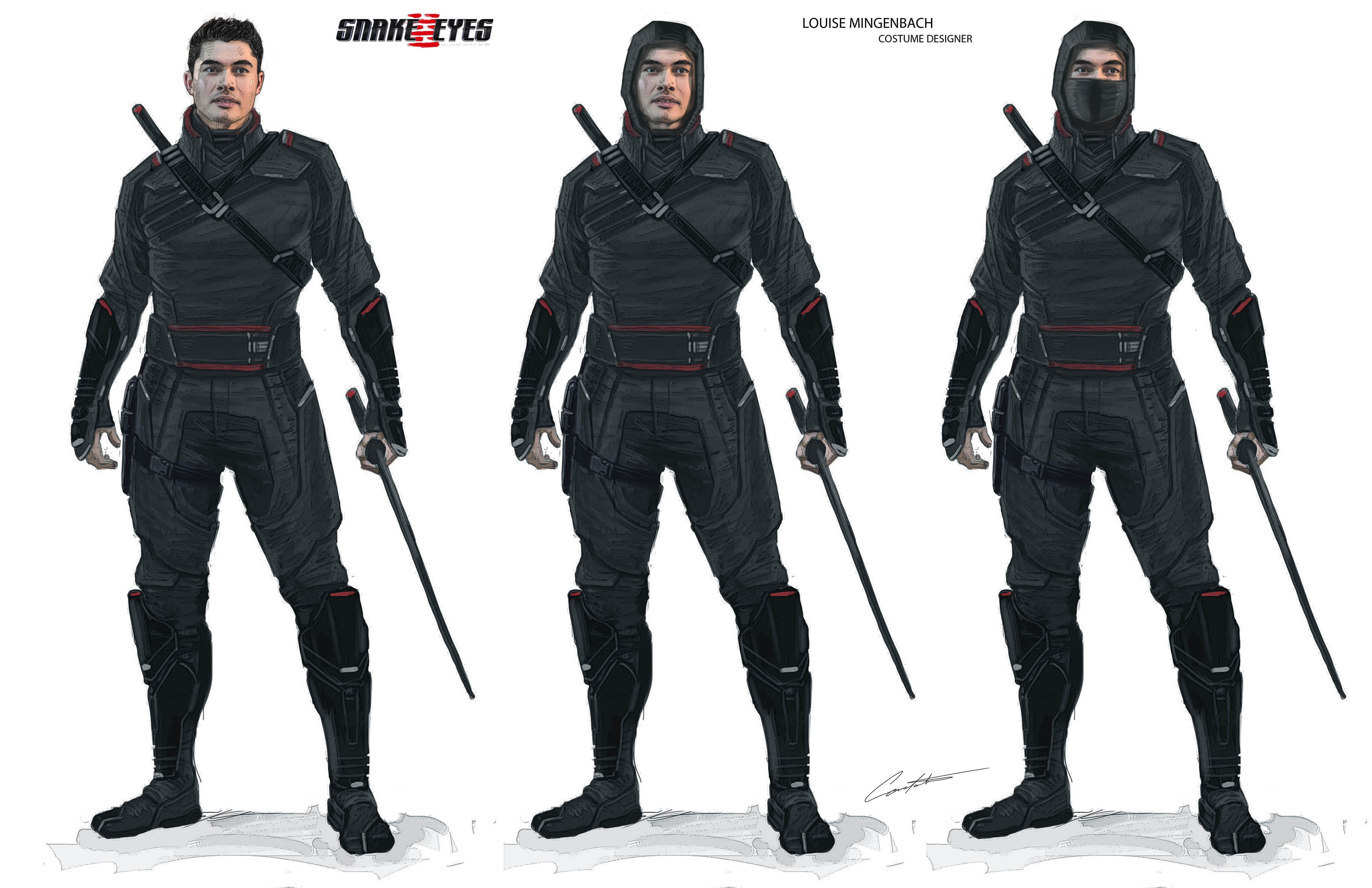 Snake eyes gi joe face online