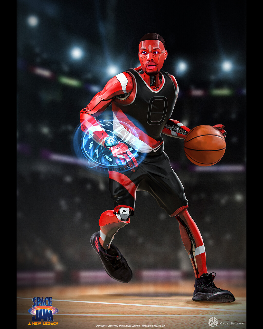 Chronos Damian Lillard Space Jam A New Legacy 2 Mini Figure Series 1  Basketball