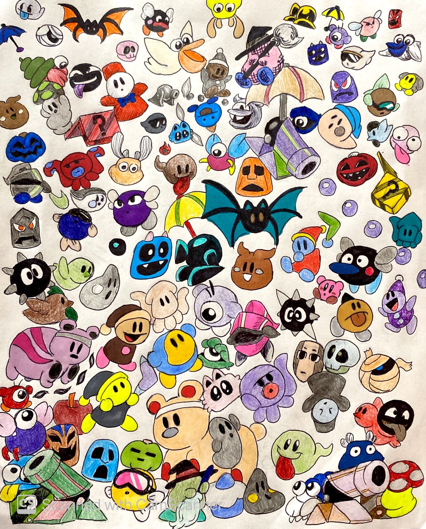 ArtStation Kirby's Dreamland Enemy Hoarde