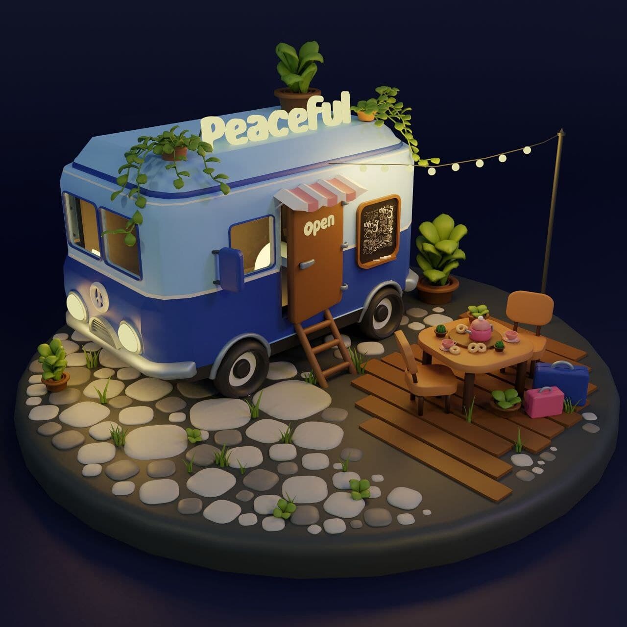 ArtStation Hippimobile