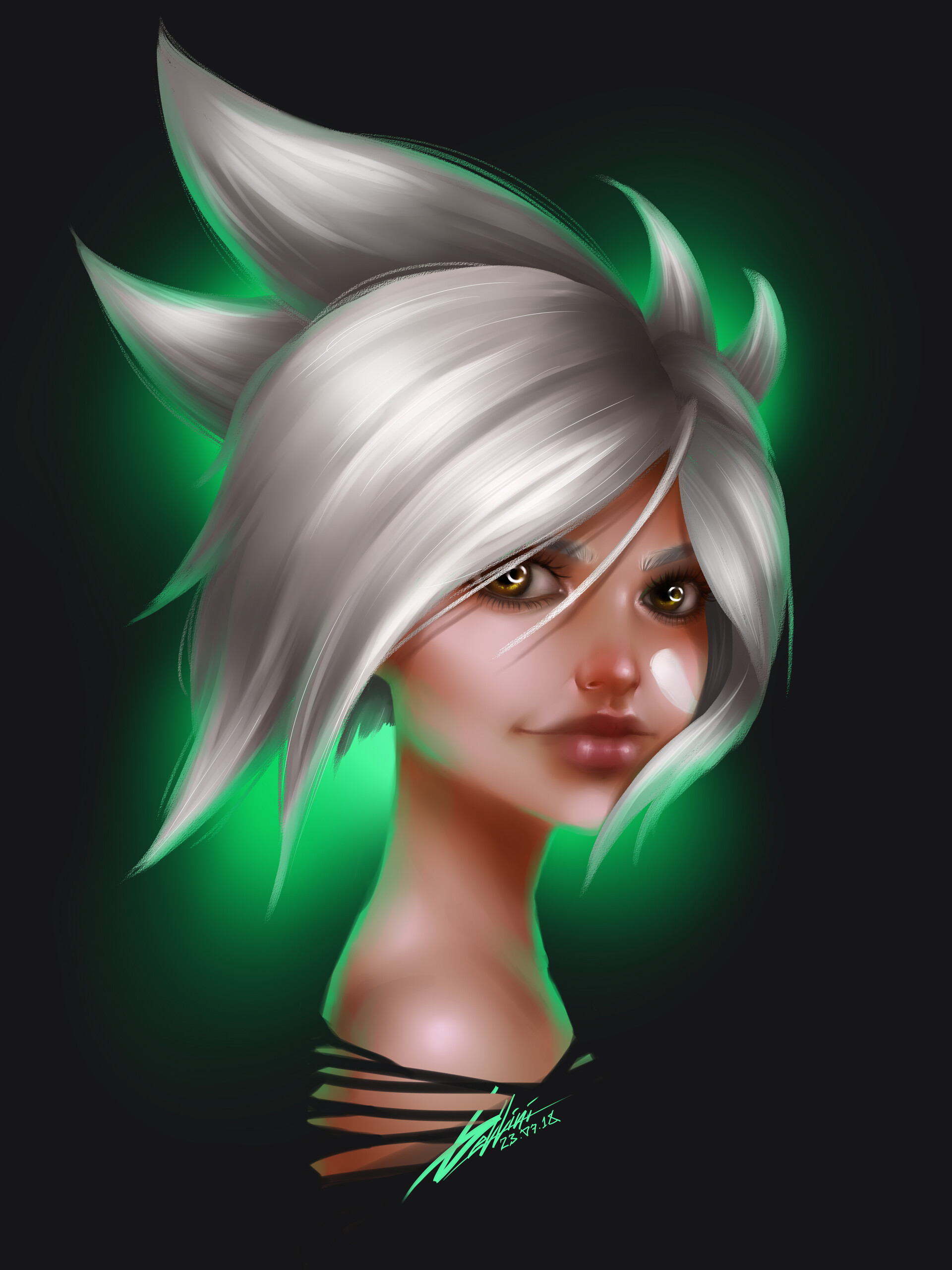 ArtStation Riven Fanart (League of Legends)