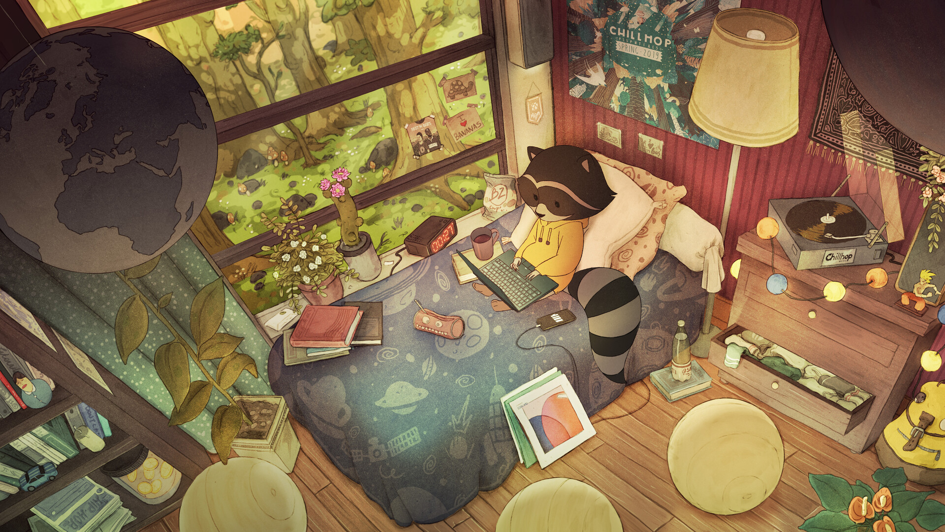 Chillhop wallpaper 2025