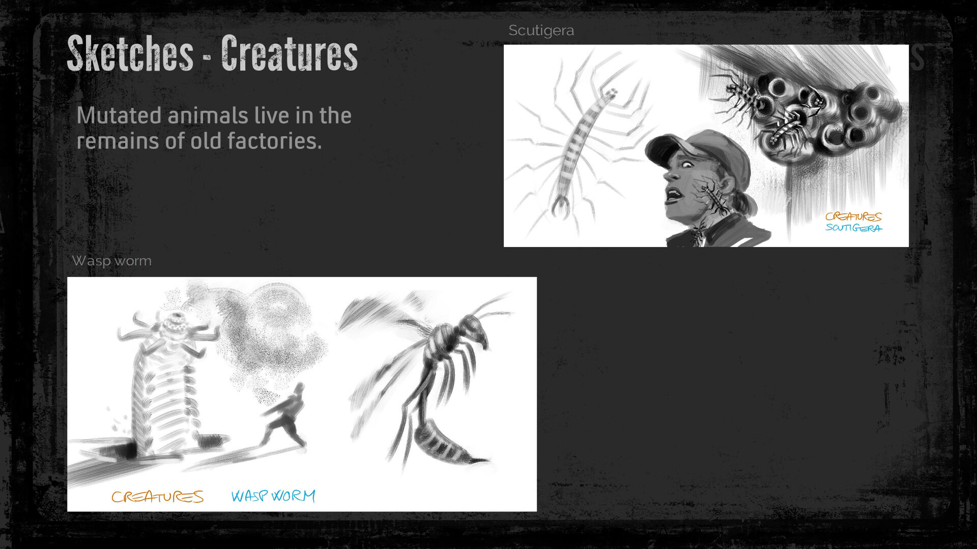 Luca Malisan - The Last Convoy (Desert World) - Jackal/insect creature