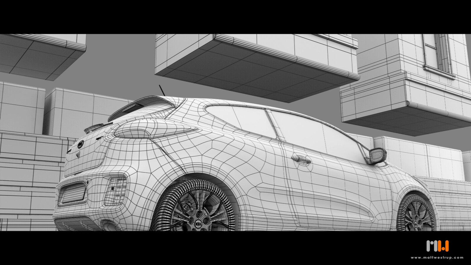 Role: Director, Modelling , Texturing, Lighting, Animation, Compositing.
(Car is client's CAD model with modified geometry)