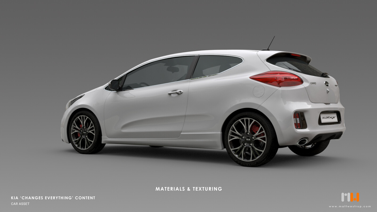 Role: Texturing / Materials only
(Car is client's CAD model with modified geometry)