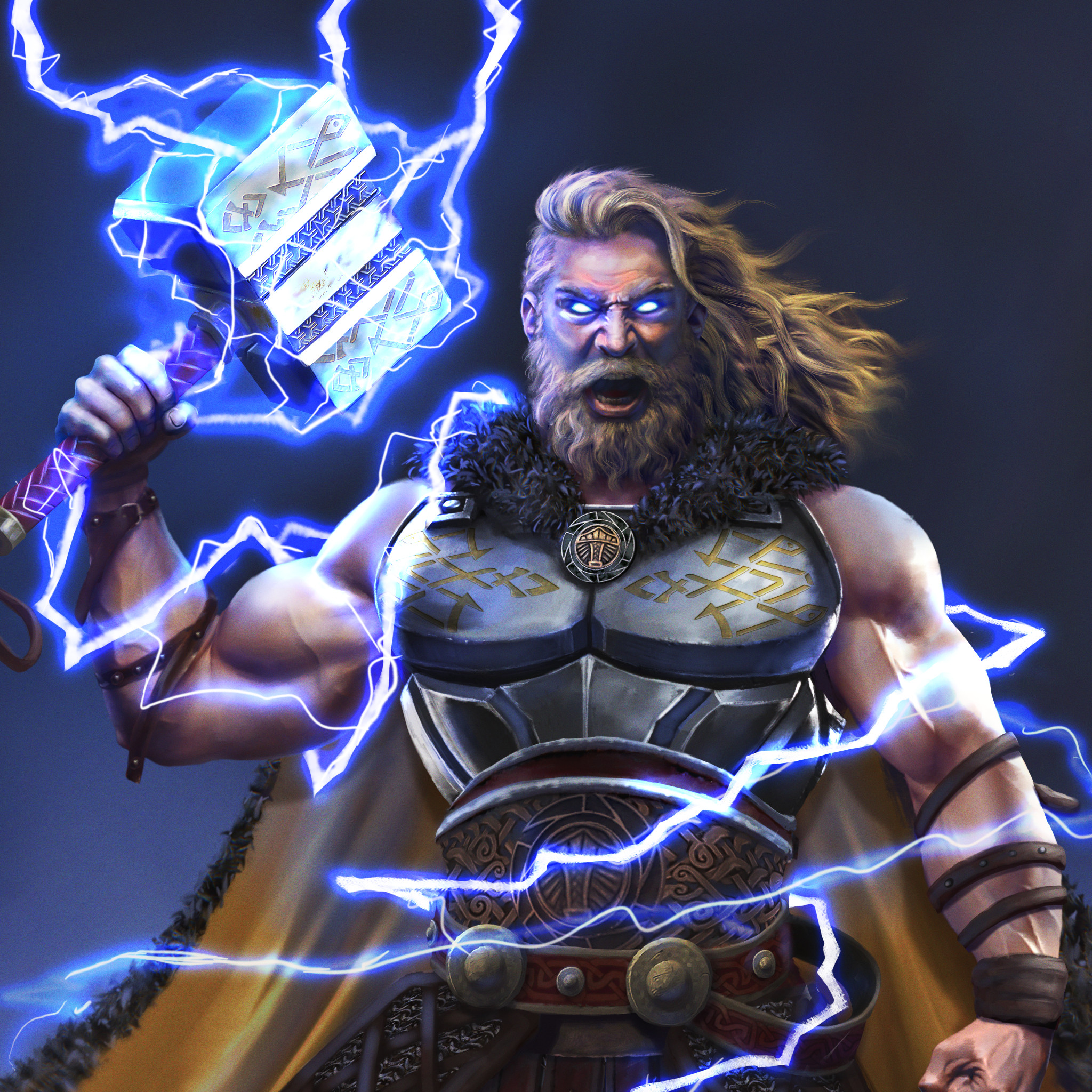 ArtStation - God of War : Thor