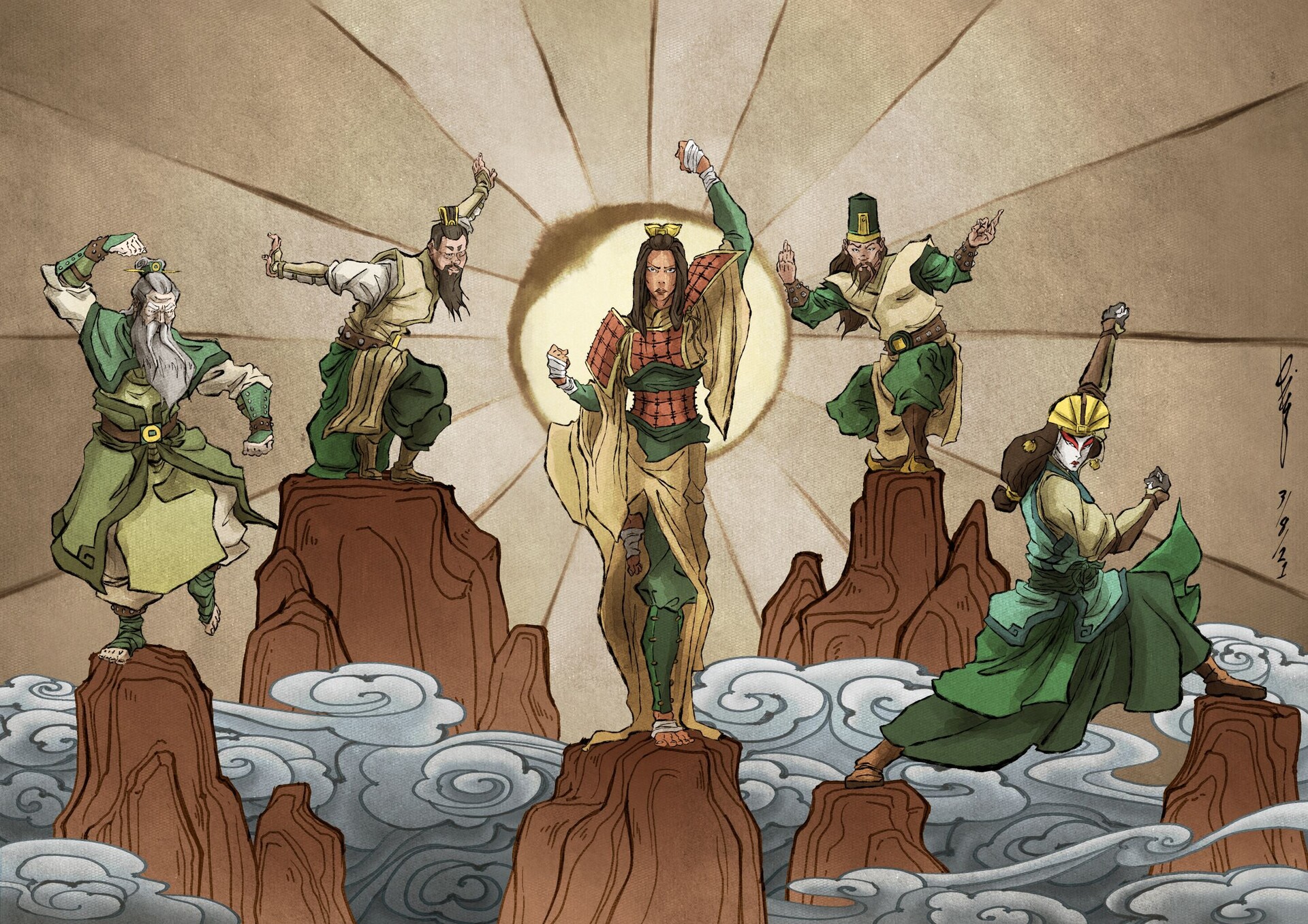 ArtStation Earthbending Avatar's
