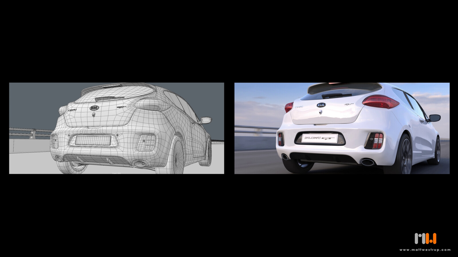Role: Director, Modelling , Texturing, Lighting, Animation, Compositing.
(Car is client's CAD model with modified geometry)
HDRI courtesy of Stu Rowbottom