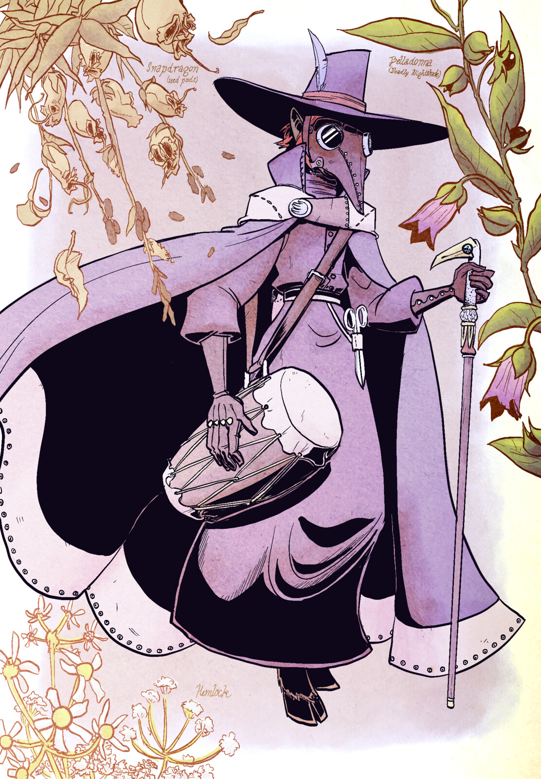 Final Plague Doctor Illustration