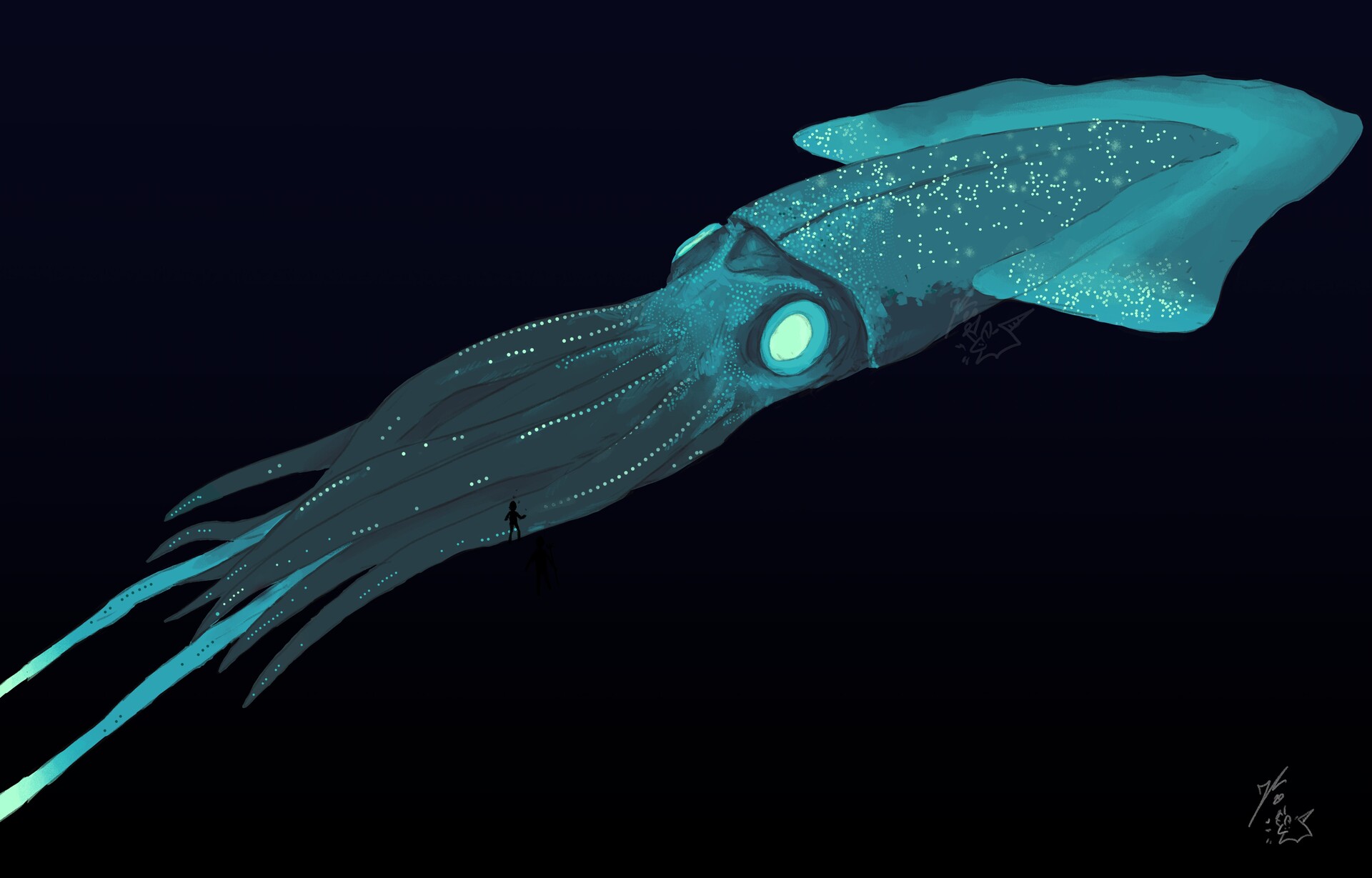 ArtStation - minecraft glow squid